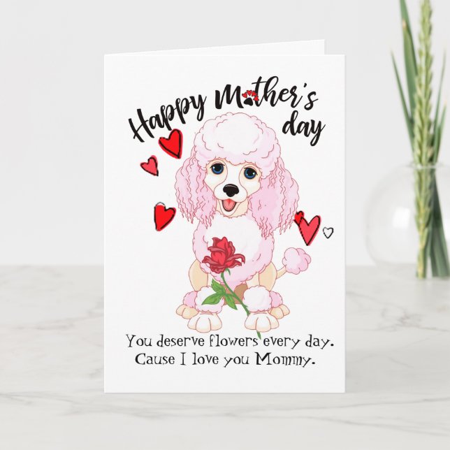 Feliz Día de la Madre desde tu tarjeta de fideos a (Anverso)