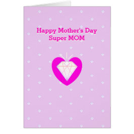 Feliz día de la madre diamante