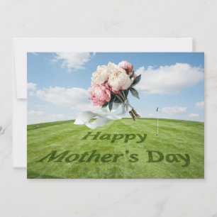 Feliz Día de la Madre en campo de golf