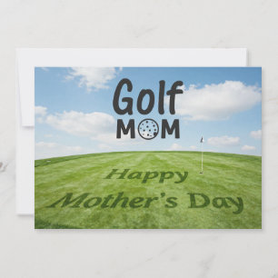 Feliz Día de la Madre en campo de golf