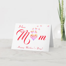 Feliz Día de la Madre/Feliz Cumpleaños Tarjeta de 