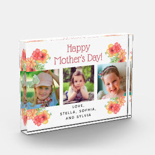 Feliz Día de la Madre Floral 3 fotos