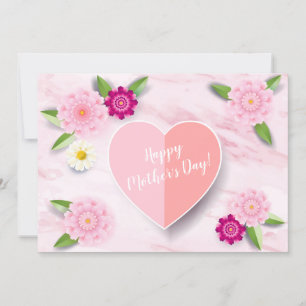 Feliz Día de la Madre Hermosa Tarjeta de Saludo de
