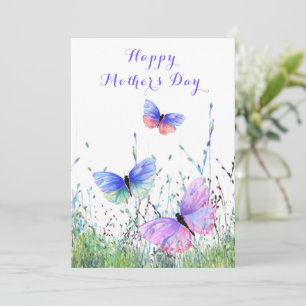 Feliz Día de la Madre - Mariposas volando alegría 