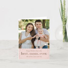 Feliz Día de la Madre o tarjeta de felicitación de