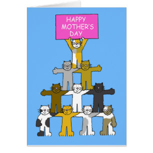 Feliz día de la madre para el amante del gato