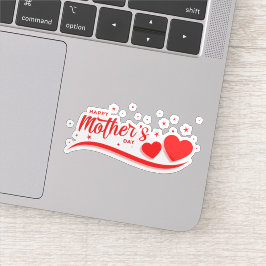 Feliz día de la madre pegatina