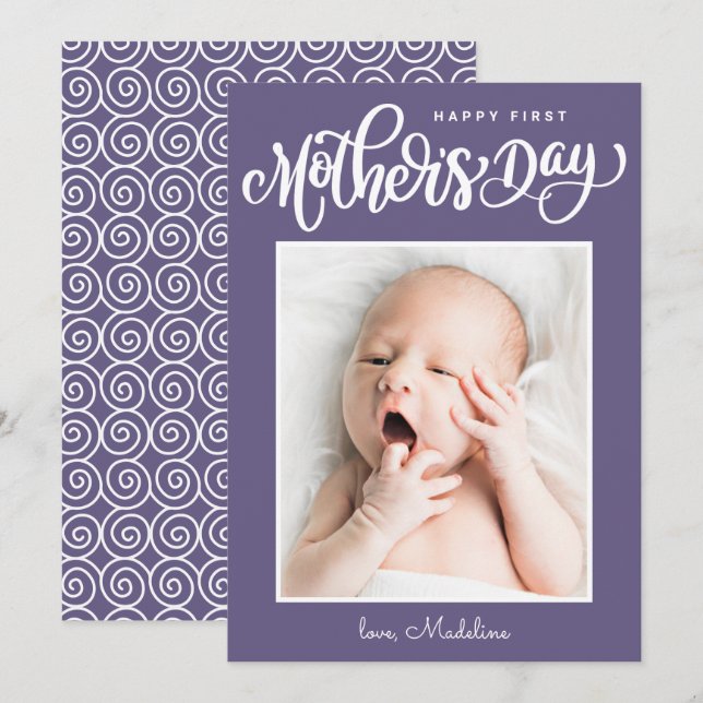 FELIZ DÍA DE LA MADRE Primer Día de la Madre Añadi (Anverso / Reverso)
