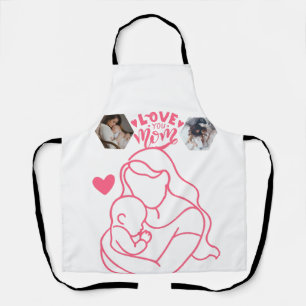 Feliz Día de la Madre. Regalo del delantal para tu