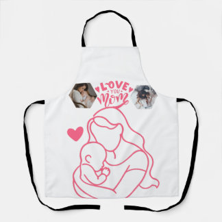 Feliz Día de la Madre. Regalo del delantal para tu