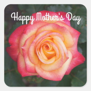 Feliz día de la madre, Rosa #1 Pegatinas