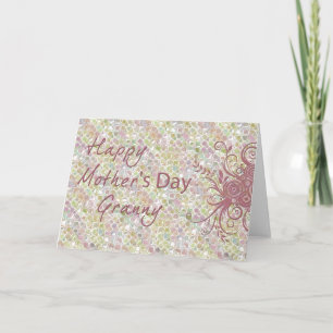 Feliz Día de la Madre, tarjeta de abuela