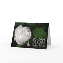 Feliz día de la madre, tarjeta de felicitación de 