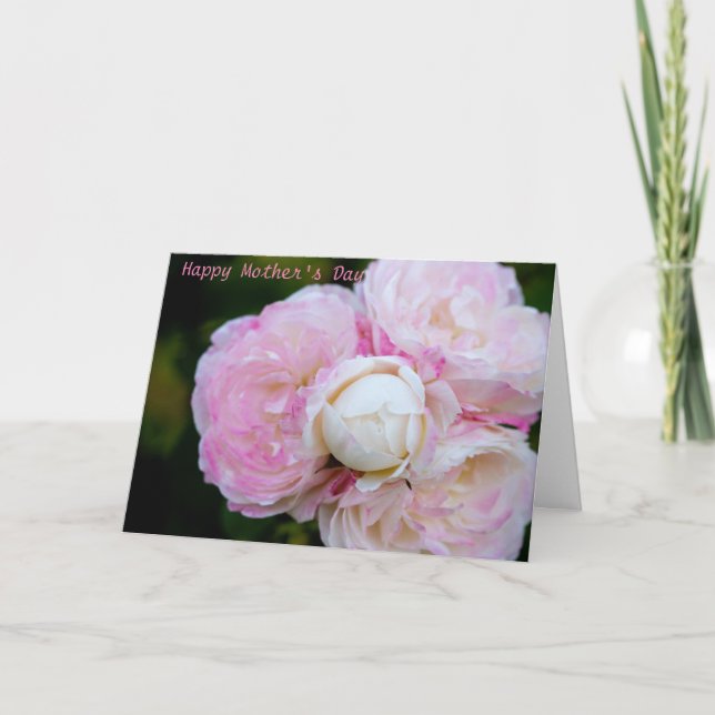 Feliz Día de la Madre Tarjeta de felicitación dobl (Anverso)