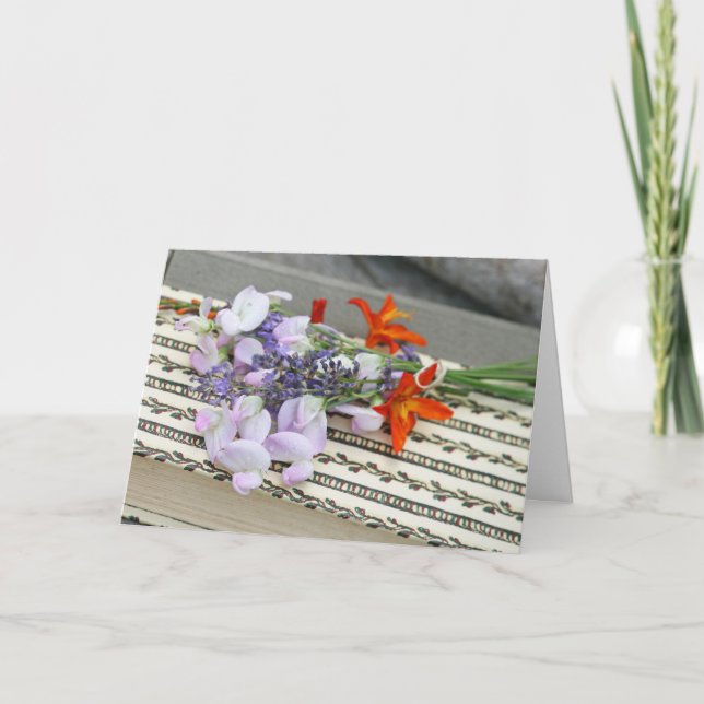 Feliz Día de la Madre Tarjeta de felicitación dobl (Anverso)