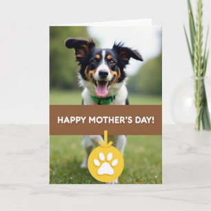 Feliz Día de la Madre Tarjeta de Perro