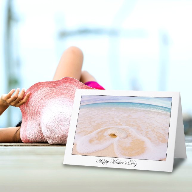 Feliz Día de la Madre Tarjeta de Playa Seashell (Subido por el creador)