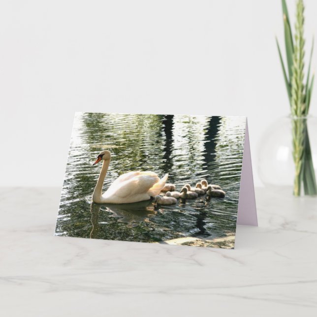 Feliz Día de la Madre Tarjeta de Saludo a la Famil (Anverso)