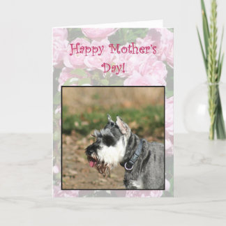 Feliz Día de la Madre tarjeta de saludo de perro S