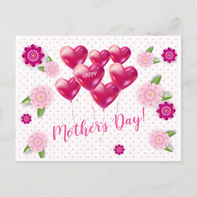 ¡Feliz Día de la Madre! Tarjeta de saludo Decoraci (Anverso)