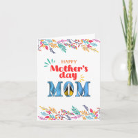 Feliz Día de la Madre Tarjeta de saludo "Santa Luc