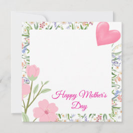 Feliz Día de la Madre - Tarjeta Elegante