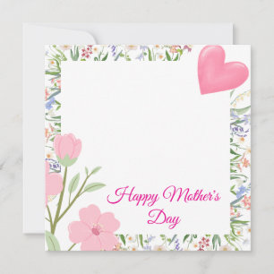 Feliz Día de la Madre - Tarjeta Elegante