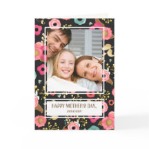 Feliz Día de la Madre. Tarjeta fotográfica persona