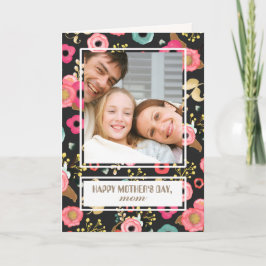 Feliz Día de la Madre. Tarjeta fotográfica persona