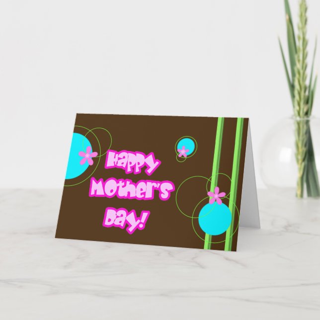 Feliz Día de la Madre, tarjeta Retro 2 (Anverso)