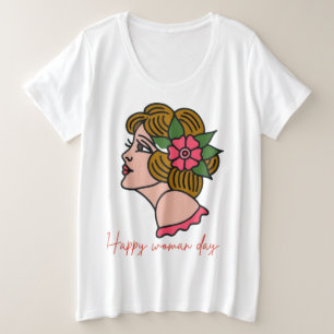 Feliz Día de la Mujer - Arte de retrato femenino  