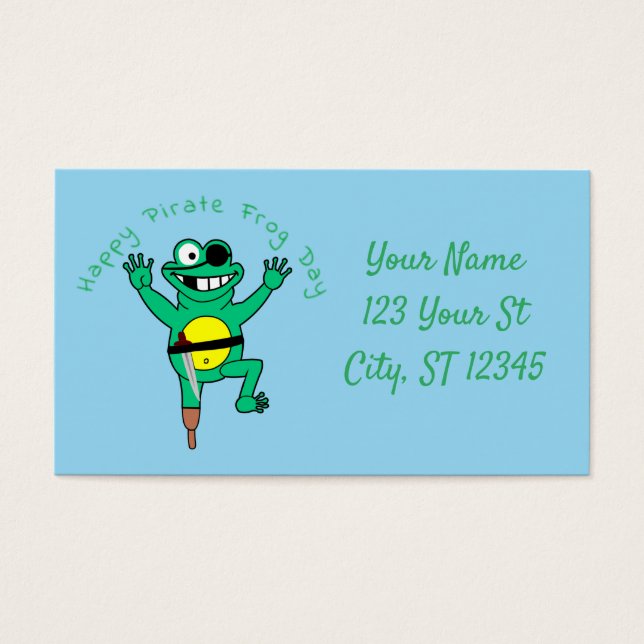 Feliz Día de la Rana Pirata Thunder_Cove (Frente)