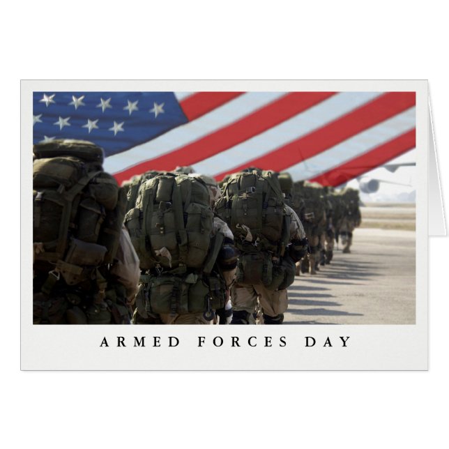 Feliz Día de las Fuerzas Armadas Personalizados ta (Anverso (Horizontal))