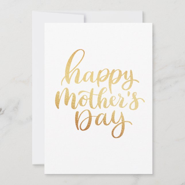 Feliz día de las madres. Caligrafía de escritura s (Anverso)