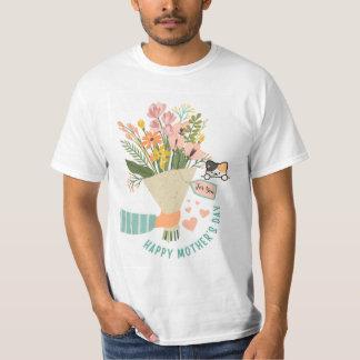 Feliz día de las madres camiseta diseño