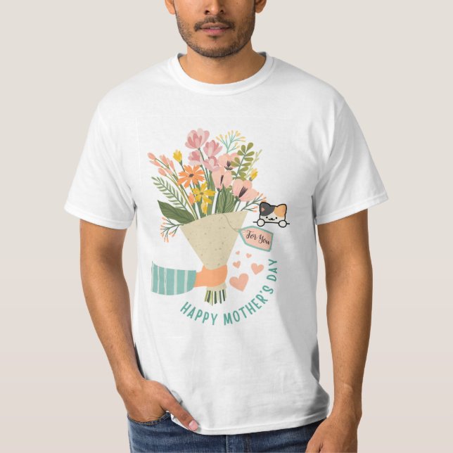 Feliz día de las madres camiseta diseño (Anverso)