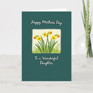 Feliz Día de las Madres Tarjeta Amarilla