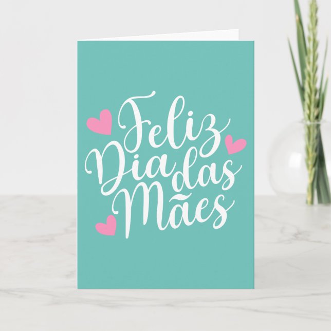 Feliz Día de las Madres| Tarjeta de felicitación (Anverso)