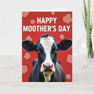 Feliz día de las Madres Tarjeta de Vaca