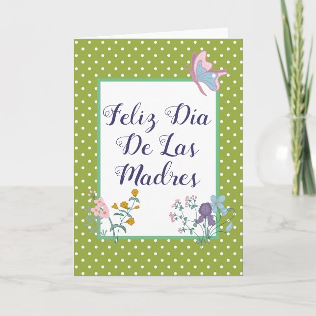 Feliz Día de las Madres, tarjeta del día de la mad (Anverso)