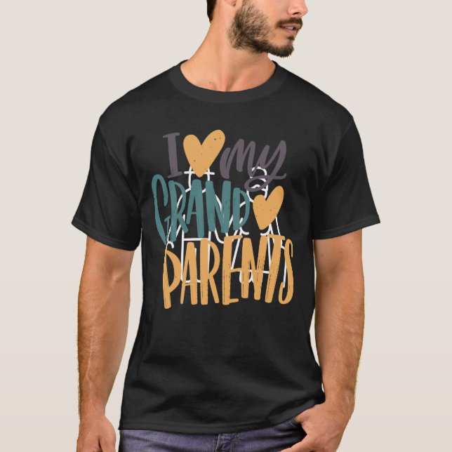 Feliz Día de los Abuelos, camiseta clásica (Anverso)
