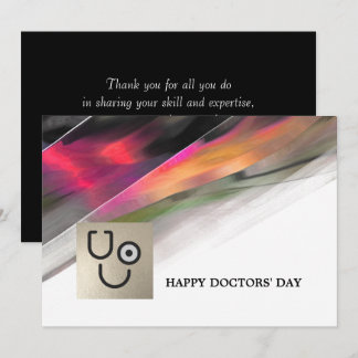 Feliz Día de los Médicas. Tarjetas de felicitación