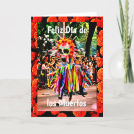 Feliz Día de los Muertos, tarjeta de felicitación 