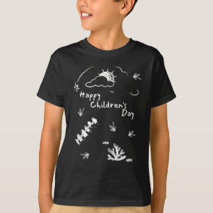 Feliz Día de los Niños Tee gráfico de camisetas ne