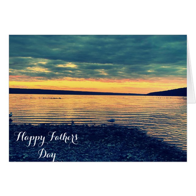 FELIZ DÍA DE LOS PADRES DE LA tarjeta de la ESPOSA (Anverso (Horizontal))