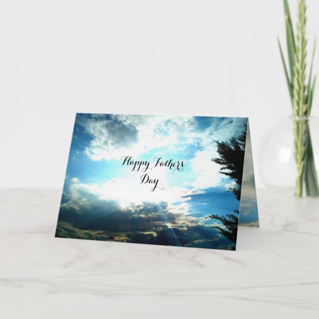 FELIZ DÍA DE LOS PADRES DE LA tarjeta de la ESPOSA (Anverso)