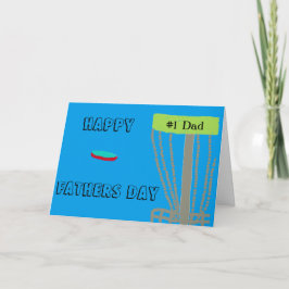 Feliz Día de los Padres disco oro tarjeta de salud