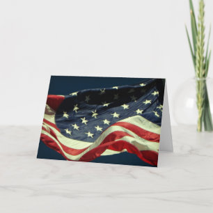 Feliz Día de los Veteranos Tarjeta de Saludo Milit