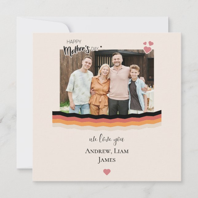 Feliz día de madre te amamos (Anverso)