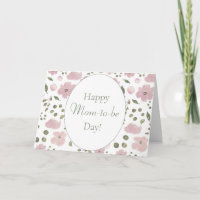 Feliz día de mamá, floral tarjeta del día de la ma